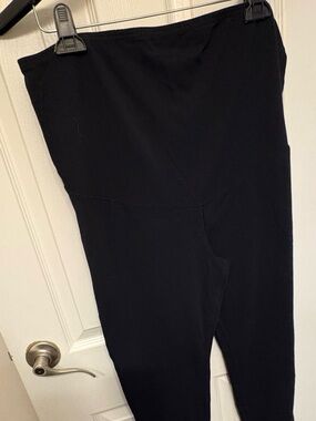2 High-Waist Black Women’s Maternity Leggings